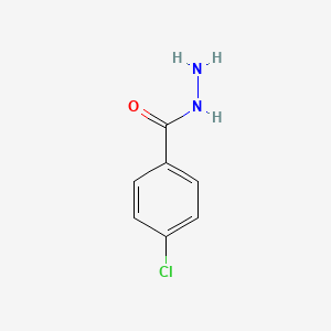 Chemical structure of 4-Chlorobenzohydrazide