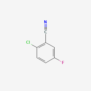 Chemical structure of 2-Chloro-5-fluorobenzonitrile