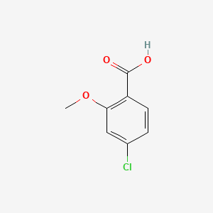 Chemical structure of 4-Chloro-2-methoxybenzoic Acid