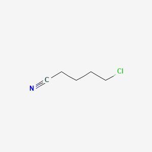 Chemical structure of 5-Chlorovaleronitrile