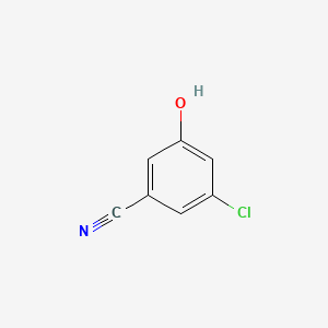 Chemical structure of 3-Chloro-5-hydroxybenzonitrile