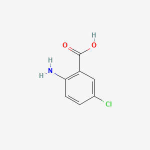 Chemical structure of 5-Chloroanthranilic Acid