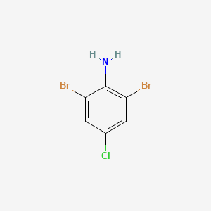 Chemical structure of 4-Chloro-2,6-dibromoaniline