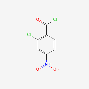 Chemical structure of 2-Chloro-4-nitrobenzoyl Chloride