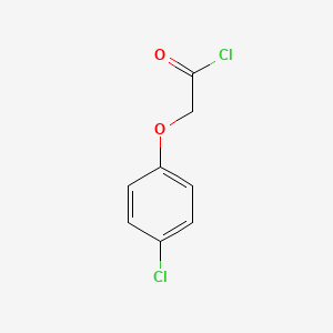 Chemical structure of 4-Chlorophenoxyacetyl Chloride