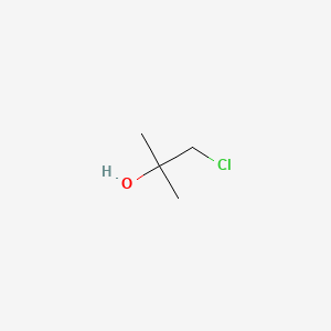 Chemical structure of 1-Chloro-2-methyl-2-propanol