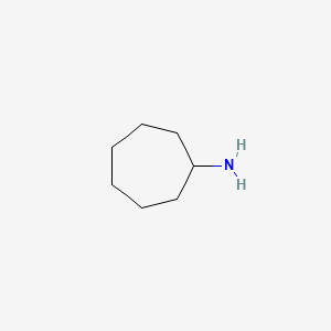 Chemical structure of Cycloheptylamine
