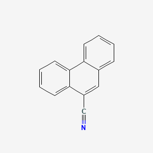 Chemical structure of 9-Cyanophenanthrene