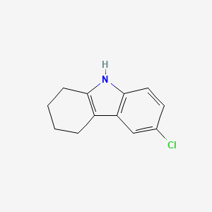 Chemical structure of 6-Chloro-1,2,3,4-tetrahydrocarbazole
