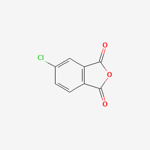 Chemical structure of 4-Chlorophthalic Anhydride