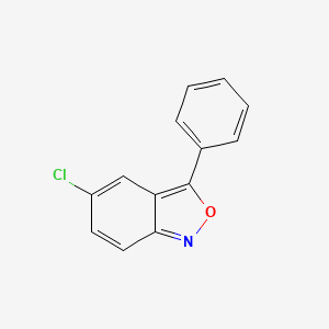 Chemical structure of 5-Chloro-3-phenyl-2,1-benzisoxazole