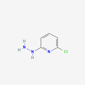 Chemical structure of 2-Chloro-6-hydrazinopyridine