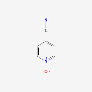 Chemical structure of 4-Cyanopyridine N-Oxide