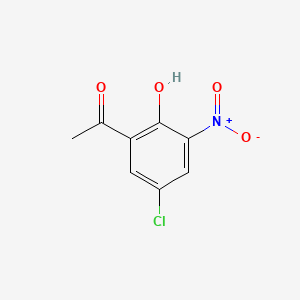 Chemical structure of 5'-Chloro-2'-hydroxy-3'-nitroacetophenone