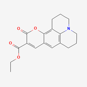 Chemical structure of Coumarin 314