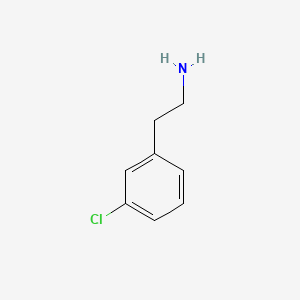Chemical structure of 2-(3-Chlorophenyl)ethylamine