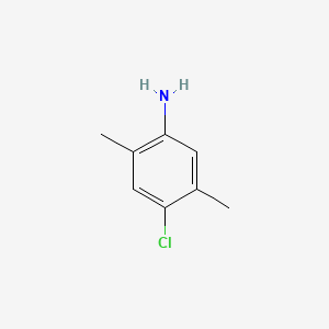 Chemical structure of 4-Chloro-2,5-dimethylaniline