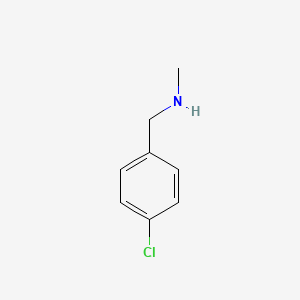 Chemical structure of 4-Chloro-N-methylbenzylamine