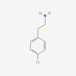 Chemical structure of 2-(4-Chlorophenyl)ethylamine