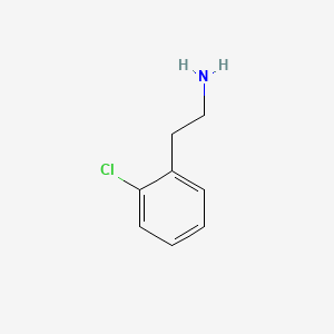 Chemical structure of 2-(2-Chlorophenyl)ethylamine
