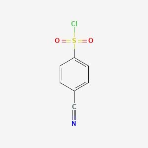 Chemical structure of 4-Cyanobenzenesulfonyl Chloride