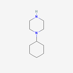 Chemical structure of 1-Cyclohexylpiperazine