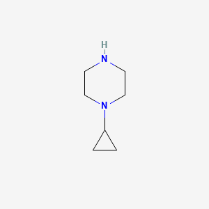 Chemical structure of 1-Cyclopropylpiperazine