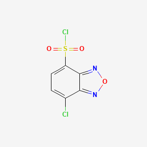 Chemical structure of 4-Chloro-7-chlorosulfonyl-2,1,3-benzoxadiazole