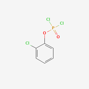 Chemical structure of o-Chlorophenyl dichlorophosphate