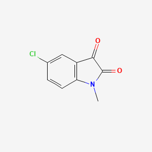 Chemical structure of 5-Chloro-1-methylisatin