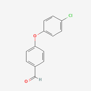 Chemical structure of 4-(4-Chlorophenoxy)benzaldehyde