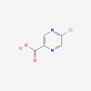 Chemical structure of 5-Chloropyrazine-2-carboxylic Acid