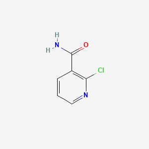 Chemical structure of 2-Chloronicotinamide