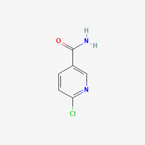 Chemical structure of 6-Chloronicotinamide