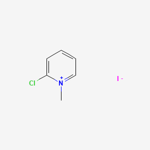 Chemical structure of 2-Chloro-1-methylpyridinium Iodide