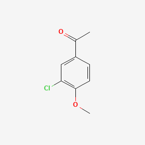 Chemical structure of 3'-Chloro-4'-methoxyacetophenone