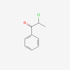 Chemical structure of 2-Chloropropiophenone