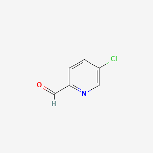 Chemical structure of 5-Chloro-2-pyridinecarboxaldehyde