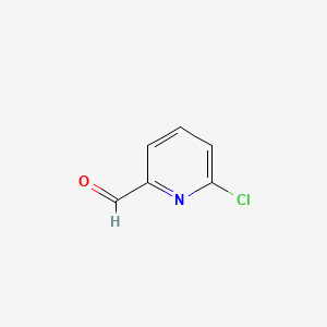 Chemical structure of 6-Chloro-2-pyridinecarboxaldehyde