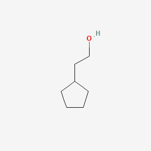 Chemical structure of Cyclopentaneethanol