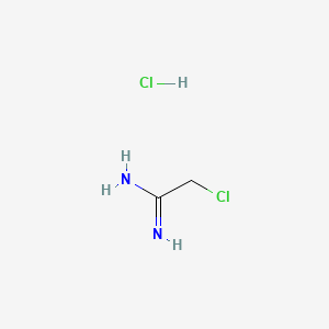 Chemical structure of Chloroacetamidine hydrochloride