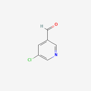 Chemical structure of 5-Chloro-pyridine-3-carbaldehyde
