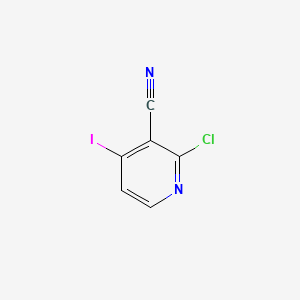 Chemical structure of 2-Chloro-4-iodo-3-pyridinecarbonitrile