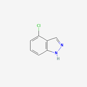Chemical structure of 4-Chloro-1H-indazole