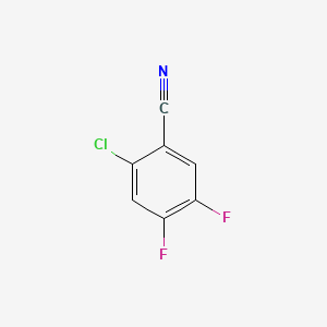 Chemical structure of 2-Chloro-4,5-difluorobenzonitrile