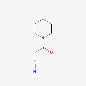 Chemical structure of 1-Cyanoacetylpiperidine