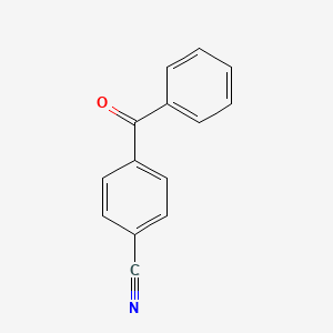 Chemical structure of 4-Cyanobenzophenone