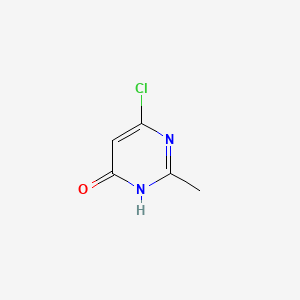 Chemical structure of 6-Chloro-2-Methyl-4-Pyrimidinol