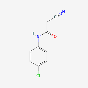 Chemical structure of 4′-Chloro-2-cyanoacetanilide