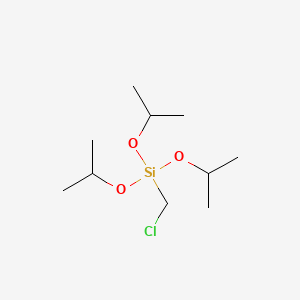 Chemical structure of Chloromethyltriisopropoxysilane